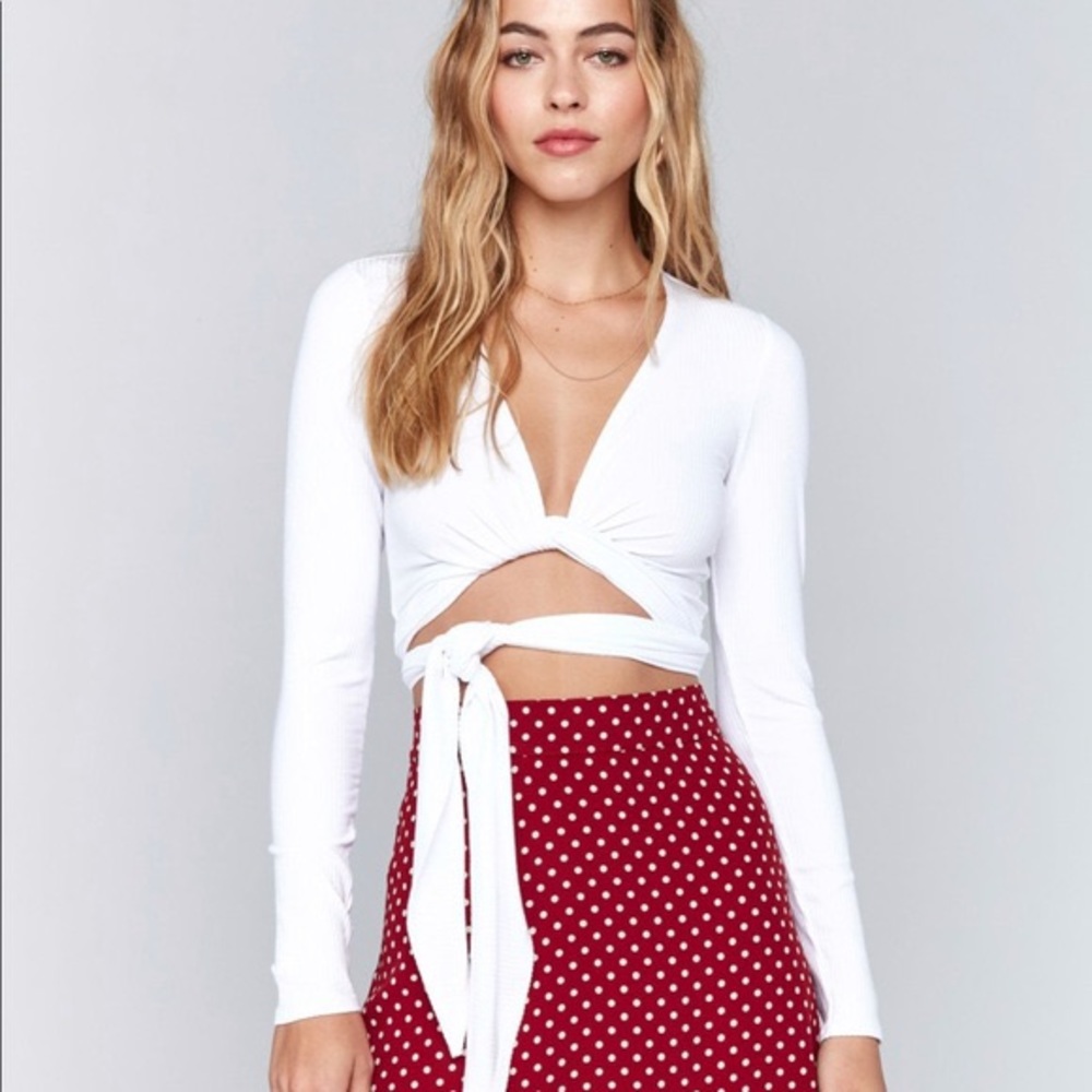 Flynn Skye ‘That’s A Wrap’ crop top